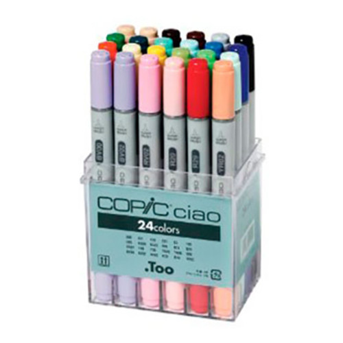 Набор двухсторонних маркеров Copic Ciao Set 24 цвета фото №1