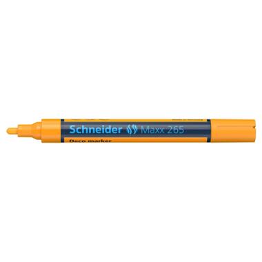 Маркер Schneider MAXX 265 крейдовый 2-3 мм, оранжевый (S126506) фото №1