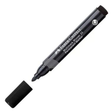 Маркер перманентный Faber-Castell Multimark Winner 23 черный (32839) фото №1