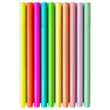 Фломастеры Faber-Castell Grip felt-tip pen neon + pastel, 10 цветов (30746) фото №3