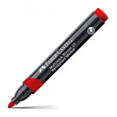 Маркер перманентный Faber-Castell Multimark Winner 23 красный (32837) фото №2