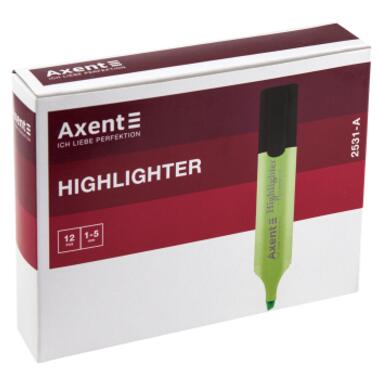 Маркер Axent Highlighter 1-5 мм клиновидний рожевий (2531-10-A) фото №2