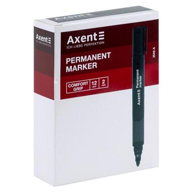 Маркер Axent Permanent Comfort Grip 2542-A, 2 мм круглый черный (2542-01-A) фото №2
