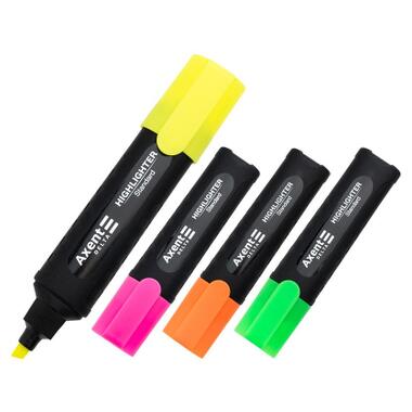 Набор текстовых маркеров Axent Highlighter Standard D2505, 1-5 мм, 4 цвета (D2505-40) фото №1