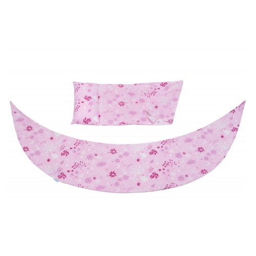 Набір аксесуарів для подушки Nuvita DreamWizard (наволочка, міні-подушка) Рожевий NV7101Pink фото №1