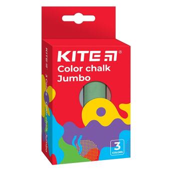 Мел Kite кольоровий Jumbo Fantasy 3 кольори (K22-077-2) фото №1