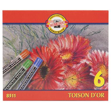 Мел-пастель Koh-i-Noor TOISON DOR 6 кольорів (8511) фото №1