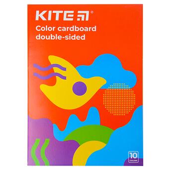 Цветной картон Kite (10 л/10 цветов) А4 Kite Fantasy (k22-255-2) фото №1