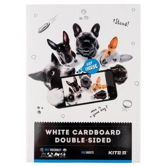 Білий картон Kite А4 10 аркушів (K22-254) фото №1