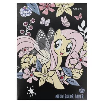 Кольоровий папір Kite My Little Pony А4 10 аркушів /5 кольорів неон (LP21-252) фото №1