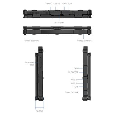 Ноутбук Vinga Scout X14M (X14M-155H321024BWP) фото №11