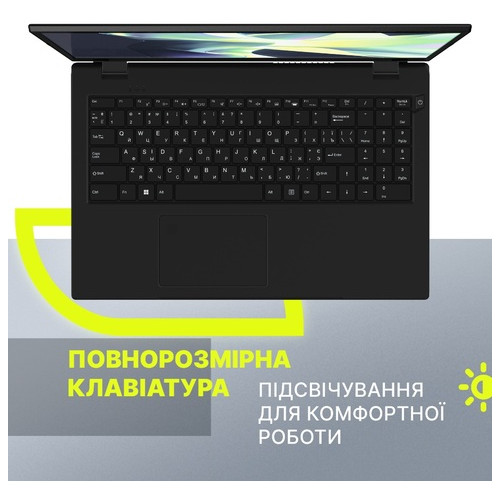 Ноутбук Prologix M15-720 (PN15E02.I51016S5NWP.015) FullHD Win11Pro Black фото №16
