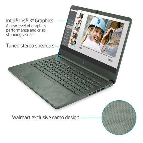 Ноутбук HP Laptop 14-dq2088wm Aspen Green (2K4P8UA) фото №3