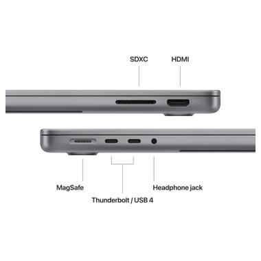 Ноутбук Apple MacBook Pro 14 A2918 M3 Space Grey (MTL73UA/A) фото №5