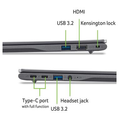 Ноутбук Acer Chromebook Plus CB514-5H (NX.J5XEU.002) фото №2