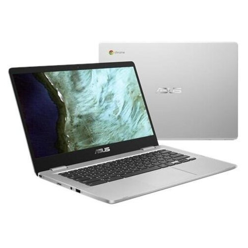 Ноутбук Asus Chromebook C423 14 HD 4/64GB, N3350 (C423NA-WB04) Silver Ra Box Refurbisehd фото №1
