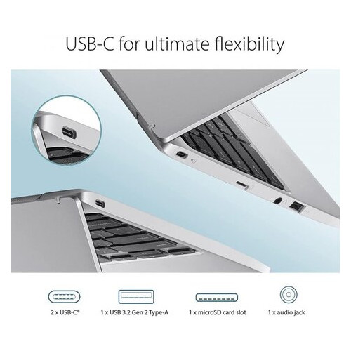 Ноутбук Asus Chromebook CX1 11.6 HD 4/32GB, N3350 (CX1100CNA-AS42) Silver NEW NEW фото №7