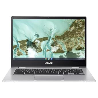 Ноутбук ASUS Chromebook CX1 14 FHD 4/64GB, N3350 (CX1400CNA-AS44FV) Silver фото №1