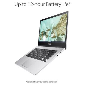 Ноутбук ASUS Chromebook CX1 14 FHD 4/64GB, N3350 (CX1400CNA-AS44FV) Silver фото №2
