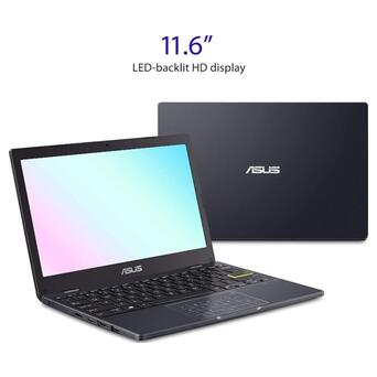 Ноутбук ASUS EeeBook L210M 11.6 HD 4/64GB N4020 (L210MA-DB01) Black фото №2