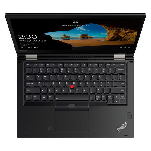 Ноутбук Lenovo ThinkPad X380 Yoga 13.3FHD IPS Touch/Intel i5-8250U/8/256F/LTE/W10P/Black (20LH001LRT) фото №9