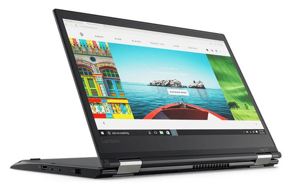 Ноутбук Lenovo ThinkPad Yoga 370 13.3FHD Touch/Intel i5-7200U/8/512F/LTE/W10P/Black (20JH002URT) фото №1