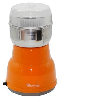 Електрична кавомолка роторна 150 г Domotec KP-125 оранжева 180W (lp-87436_234) фото №1