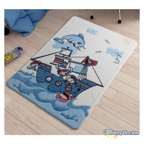 Коврик в детскую комнату Confetti Smiley Dolphin Blue 100*150 Разноцветный (110083413) фото №1