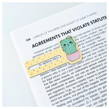 Закладки для книг Kite набор магнитных закладок-индикаторов Cactus (K24-496-2) фото №10