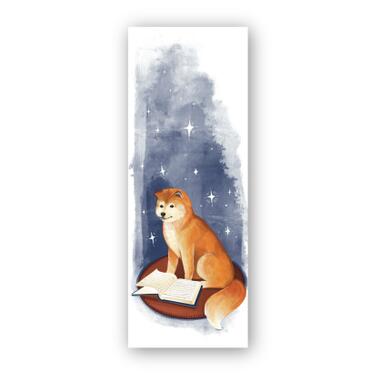 Закладка для книг Люцинка Чтение. Акита (ЛК000000197) фото №1
