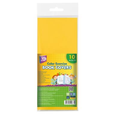 Обкладинки для зошитів Cool For School 10 шт в упаковці жовтий (CF69124-05) фото №1