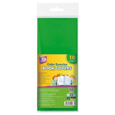 Обкладинки для зошитів Cool For School 10 шт в упаковці зелений (CF69124-04) фото №1