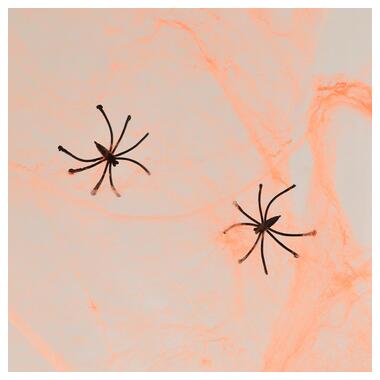 Павутина декор. Yes! Fun Хелловін 20 г, з двома павучками, помаранчева (973672) фото №2