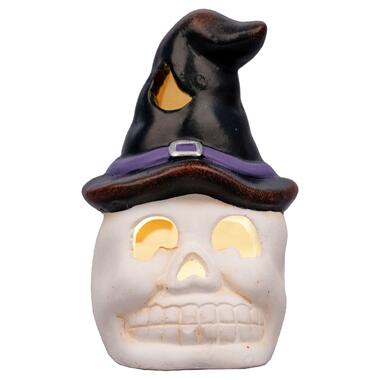 Статуетка Yes! Fun Хелловін Skull in hat, 10 см, LED (974189) фото №1