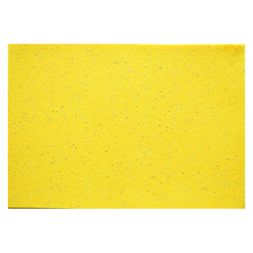 Набір Фетр м'який Santi жовтий 21*30см 10л (741816) фото №1
