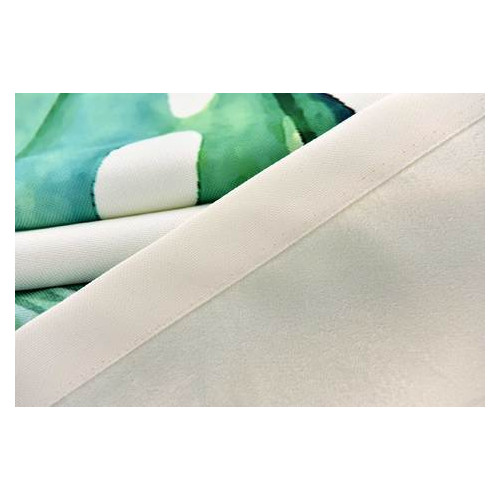 Готовые шторы в гостиную с рисунком Berni Листья 185 х 265 2 шт. Бело-кремовый (45547) фото №1