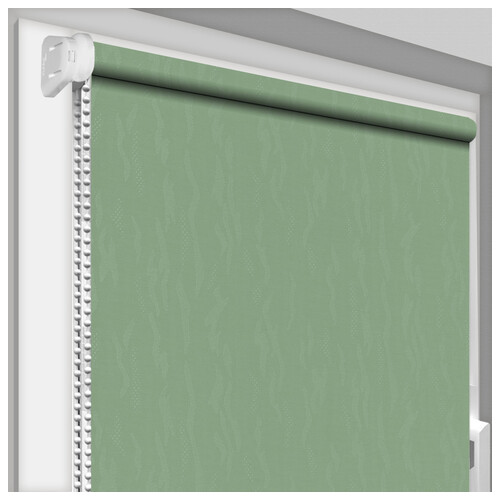 Рулонна штора Rolets Лазур 1-2068-975 97,5x170 см відкритого типу Блідо-зелена фото №1