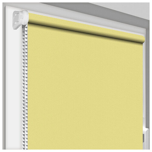Рулонна штора Rolets Роял 1-801-400 40x170 см відкритого типу Блідо-жовта фото №1
