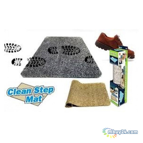 Впитывающий придверный коврик Clean Step Mat фото №4
