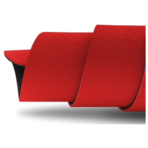 Килимок для фітнесу та йоги Power System Yoga Mat Premium PS-4060 Red фото №5