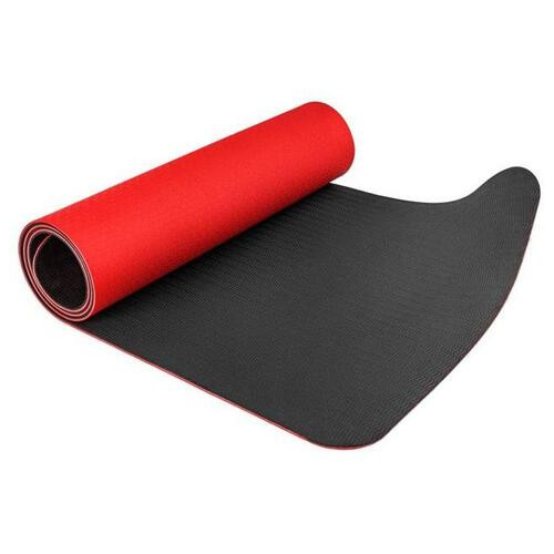 Килимок для фітнесу та йоги Power System Yoga Mat Premium PS-4060 Red фото №4