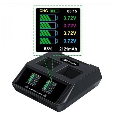 Зарядний пристрій GiFi Power для акумулятора YUNEEC H520E H3 Fast Balance Charger 2-в-1 (H3CHG) фото №2