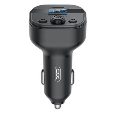 FM модулятор XO BCC18 USB-A OTG/USB-C Черный (BCC18.black) фото №3