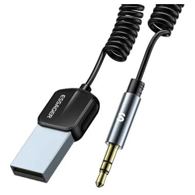 Bluetooth трансмиттер Essager Lingfeng Bluetooth 5.0 Aux Adapter Car Wireless Receiver USB фото №3
