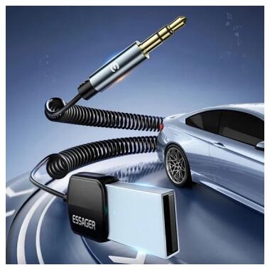 Bluetooth трансмиттер Essager Lingfeng Bluetooth 5.0 Aux Adapter Car Wireless Receiver USB фото №5