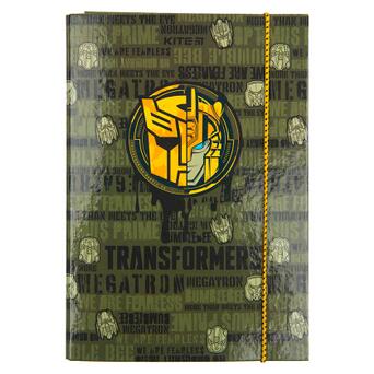 Папка для зошитів Kite В5 на резинці Transformers картон (TF23-210) фото №2