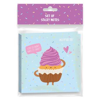 Стікер-закладка Kite набір із клейкою смужкою Sweet muffin (K22-477) фото №3