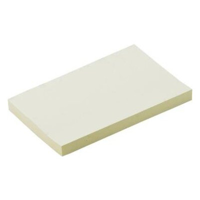 Папір для нотаток Buromax with adhesive layer 51х76мм, 100sheets, yellow (BM.2311-01) фото №1