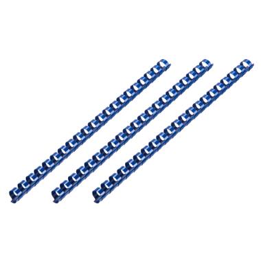 Пластикові пружини для біндеру 2E 10мм сині 100шт (2E-PL10-100CY) фото №1