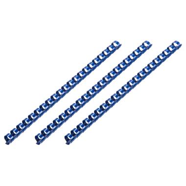 Пластикові пружини для біндеру 2E 16мм сині 100шт (2E-PL16-100CY) фото №1